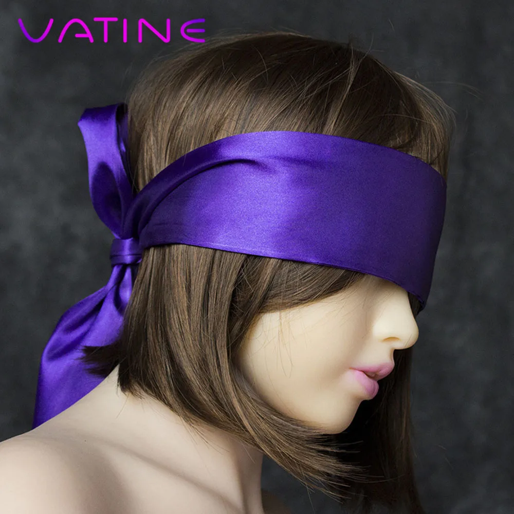 VATINE SM бондаж с завязанными глазами фиксация атласная лента 1 5 м секс игрушки для