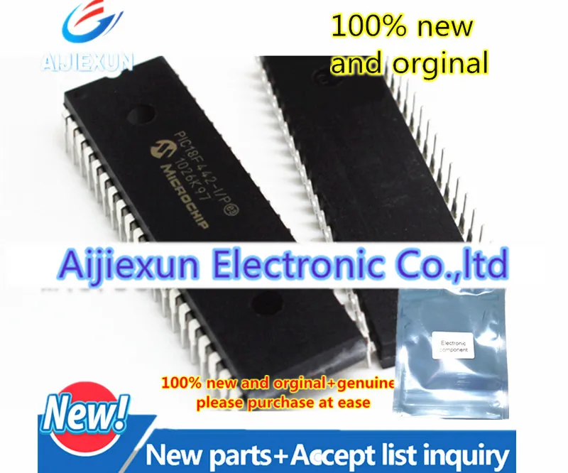 2Pcs 100% new and orginal PIC18F442-I/P DIP40 in stock |