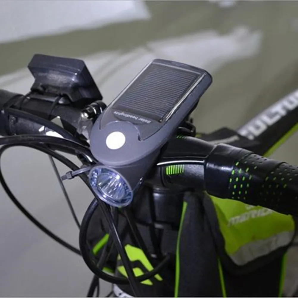 3 Вт супер яркий 240lm Солнечный велосипед светодиодный светильник USB 2 0