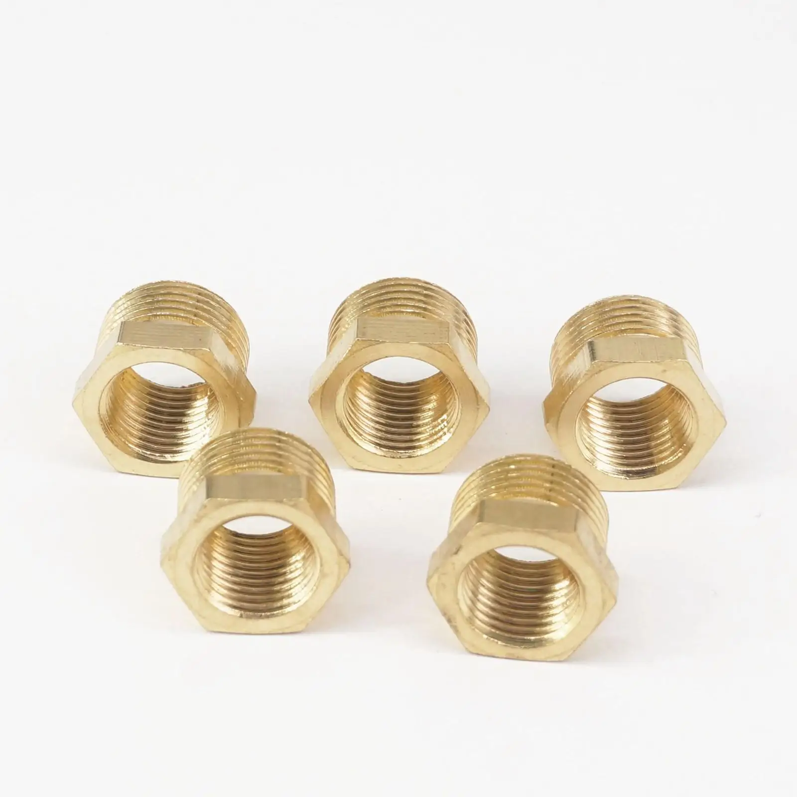 LOT5 латунный редуктор 3/8 &quotBSP с наружной резьбой до 1/4&quot BSP внутренняя резьба