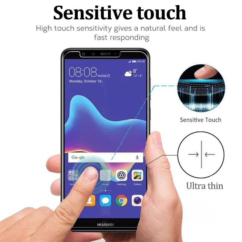 Для Huawei Y9 2018 стекло для Y6 prime защитное Y3 Y5 ii защита экрана Y 3 5 6 закаленное 9h пленка |