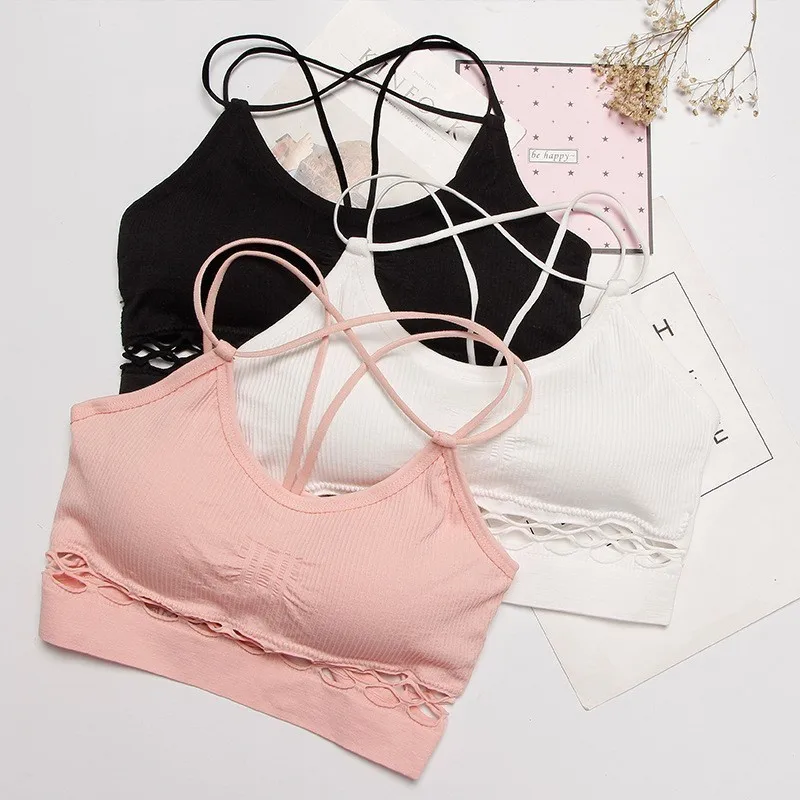 Быстросохнущий фитнес-спортивный лифчик для женщин Quick Dry Fitness Sports Bra Women Sexy Yoga Undrewear Push Up Shakeproof Running Padded Vest Workout Gym Top Tank Breathable on.