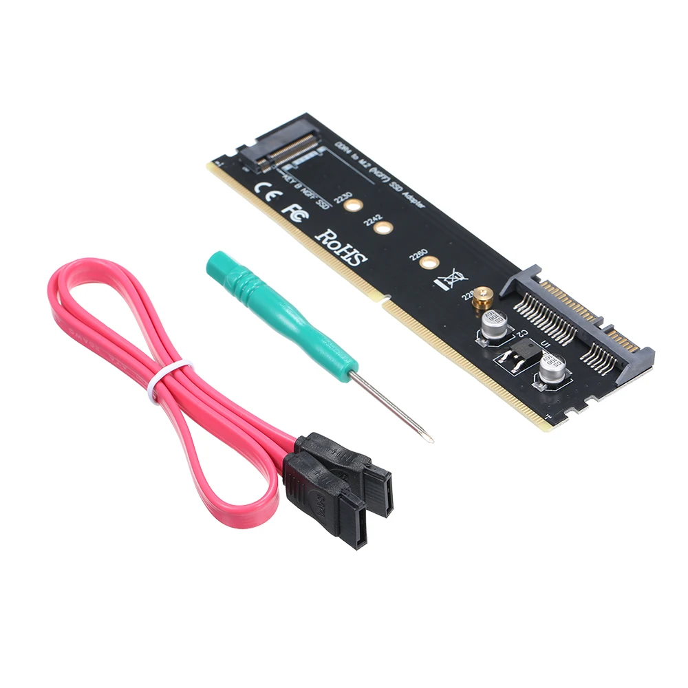 Карта адаптера жесткого диска SATA к M.2 (NGFF) B key SSD адаптер DDR4 слот памяти карта