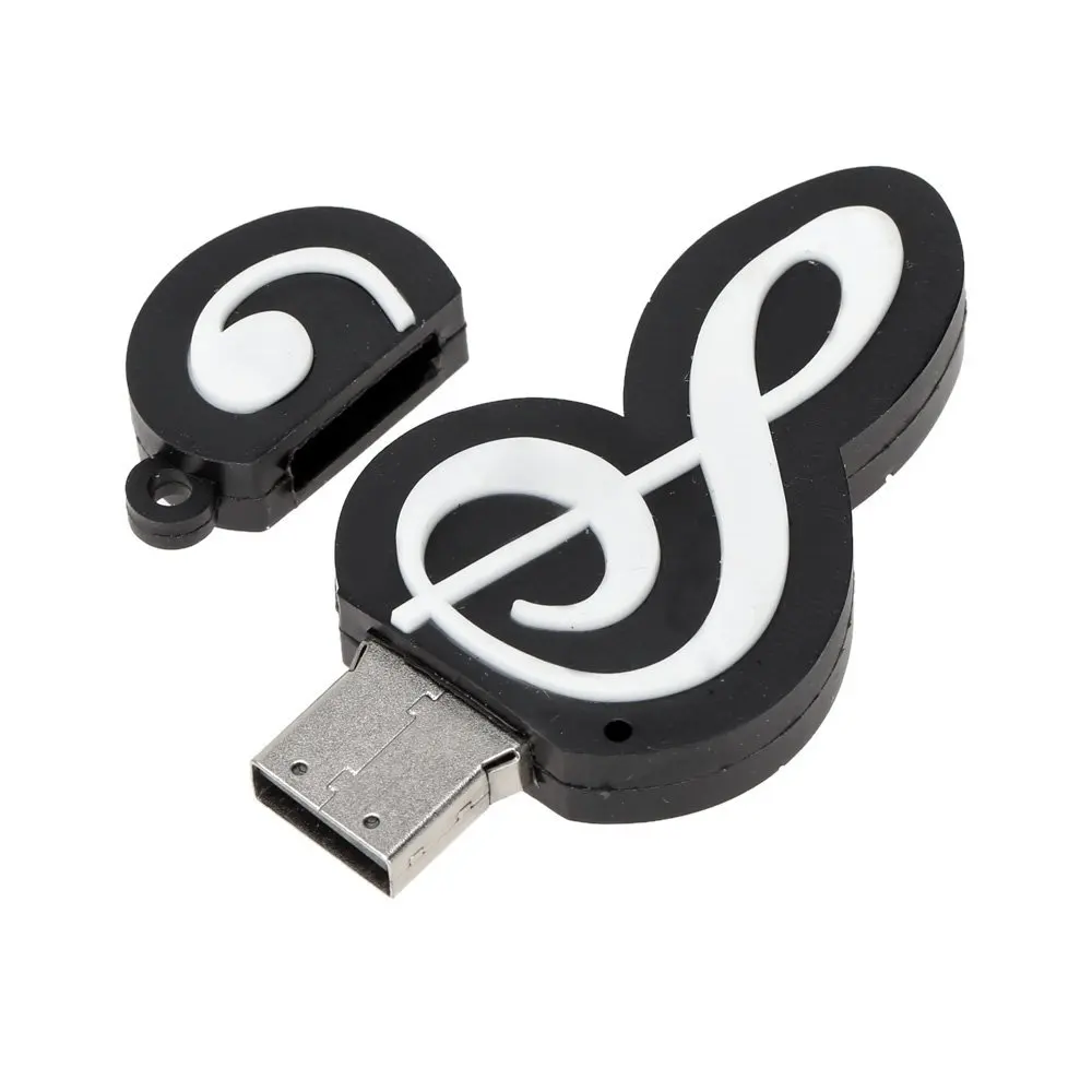 USB 2 0 палка Милая мультяшная карта памяти символ нот музыки Память внешний флэш