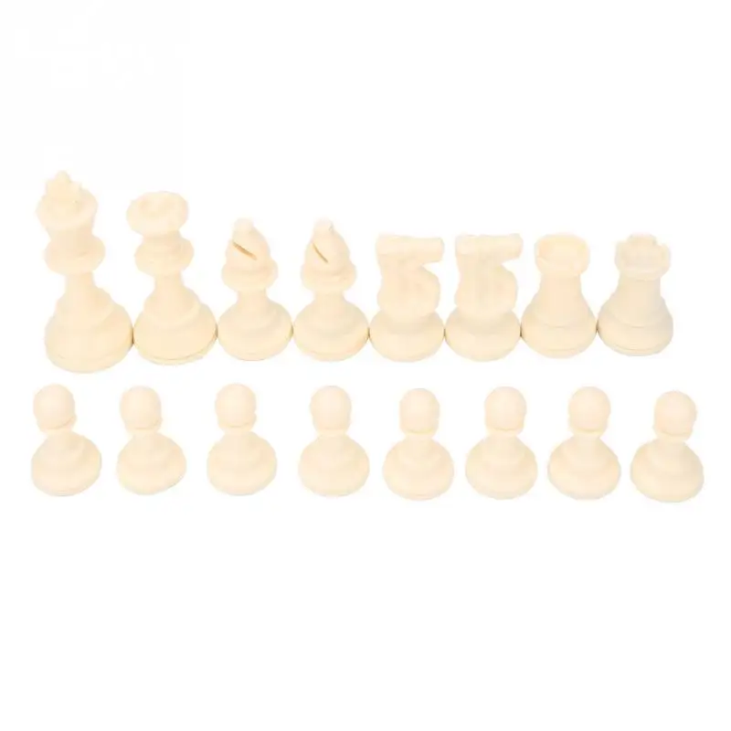 32Pcs/Set International Chess Pieces Plastic Complete Chessmen Black White 2019 Word Party Game Toys | Игрушки и хобби