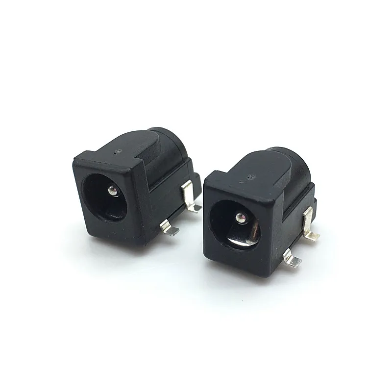 50 шт. SMD DC 005 050 разъем питания DC005 5 5*2 1 мм розетка круглая игла черный цвет