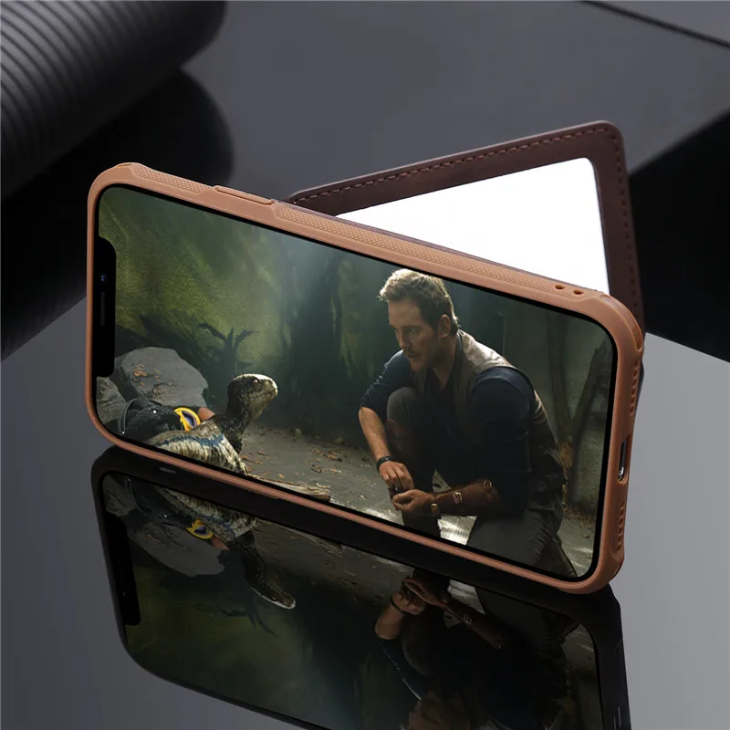 Зеркало + Чехол-кошелек для iPhone6S 6 Plus 7 8 плюс XR XS Max Чехол-книжка кожаный чехол