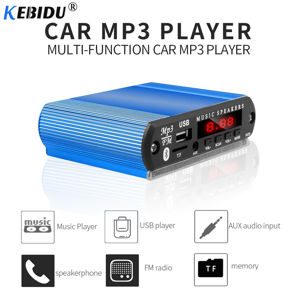 Беспроводной Bluetooth MP3 плеер KEBIDU WMA декодер плата автомобильный аксессуар с
