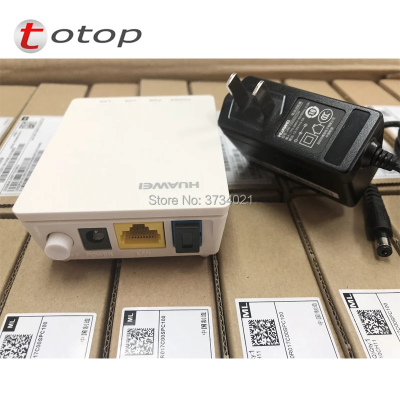 100 шт./лот HG8010H EPON ONU ONT 1GE порт SC UPC интерфейс английская прошивка с одной коробкой и