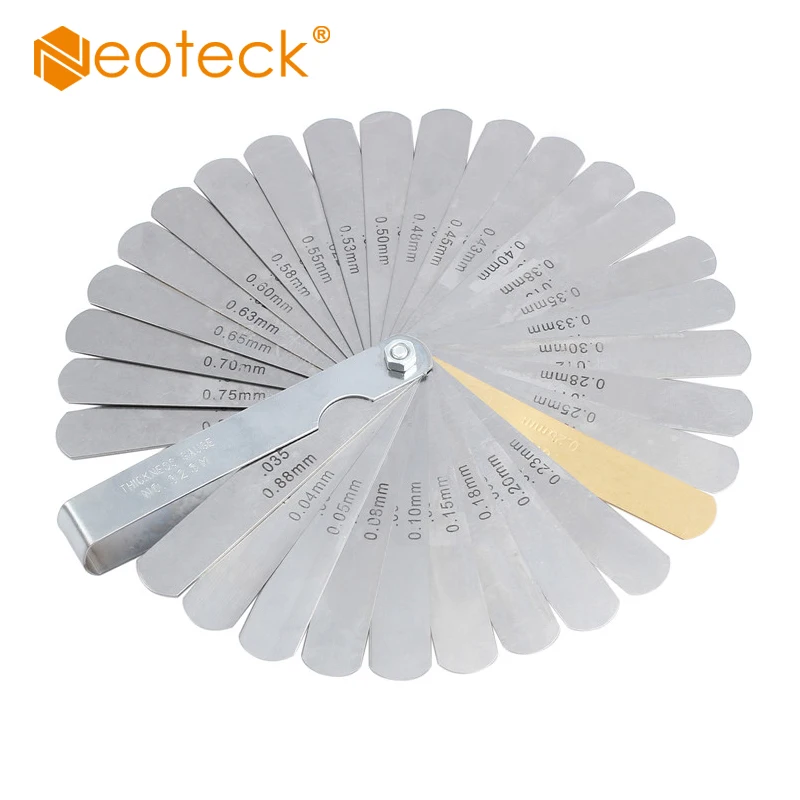 Измеритель толщины Neoteck 32 лезвия 0 04 1 00 мм|Шаблоны| |