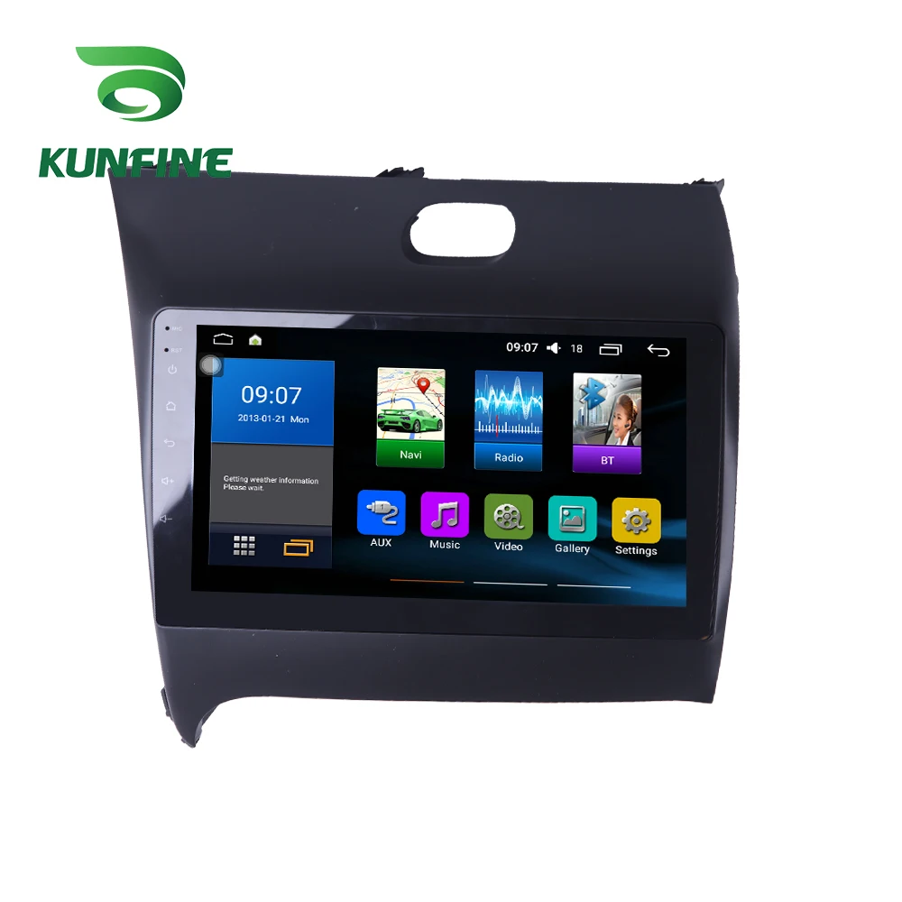 Восьмиядерный 1024*600 Android 8 1 автомобильный DVD GPS навигационный плеер Deckless стерео для