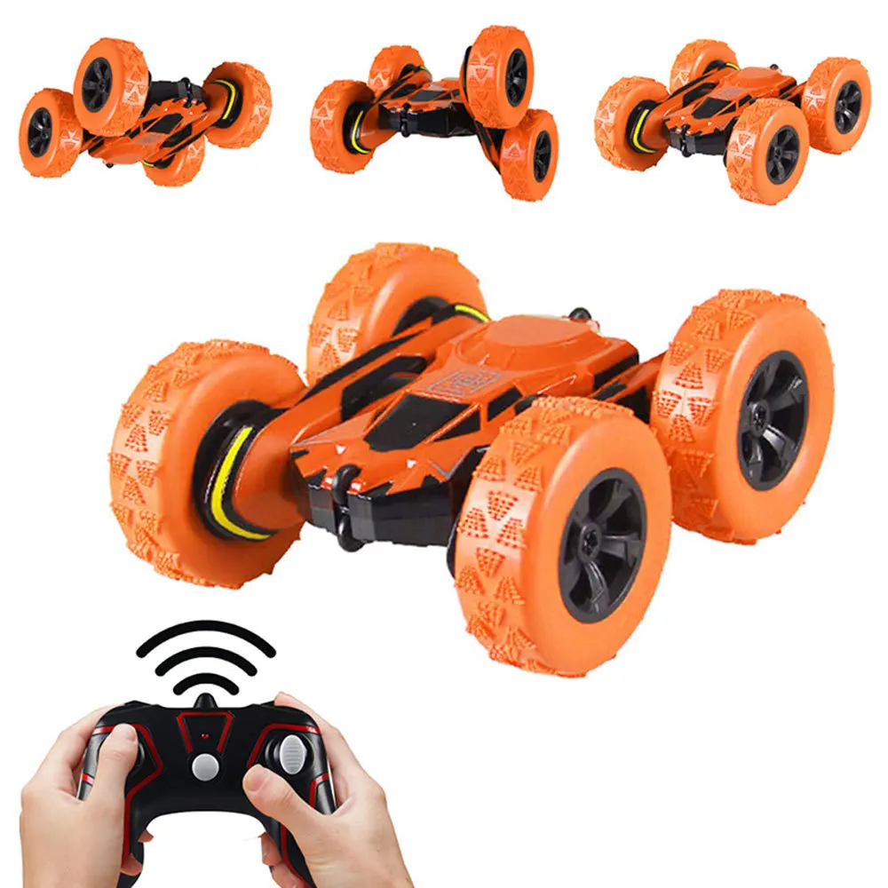 7 шт. RC Stunt Car Off Road Электрический гоночный автомобиль Двусторонняя 360 градусов