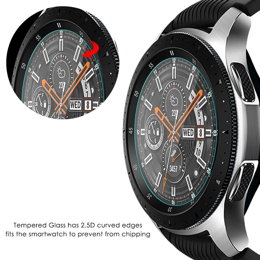 5 упаковок для Samsung Gear S3 Frontier/Классическая защита экрана 9H 2.5D взрывозащищенное