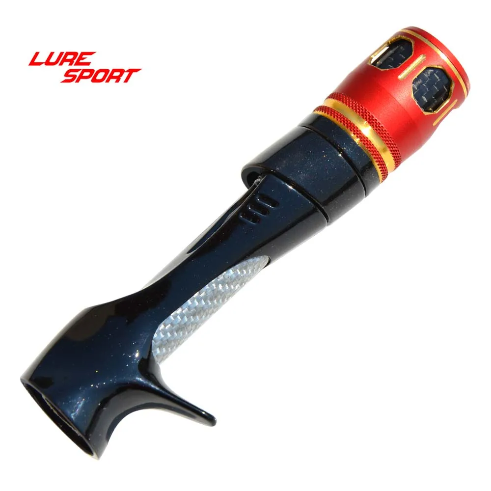 LURESPORT 2 комплекта катушкодержатель шт. черная краска красное/золотое алюминиевое