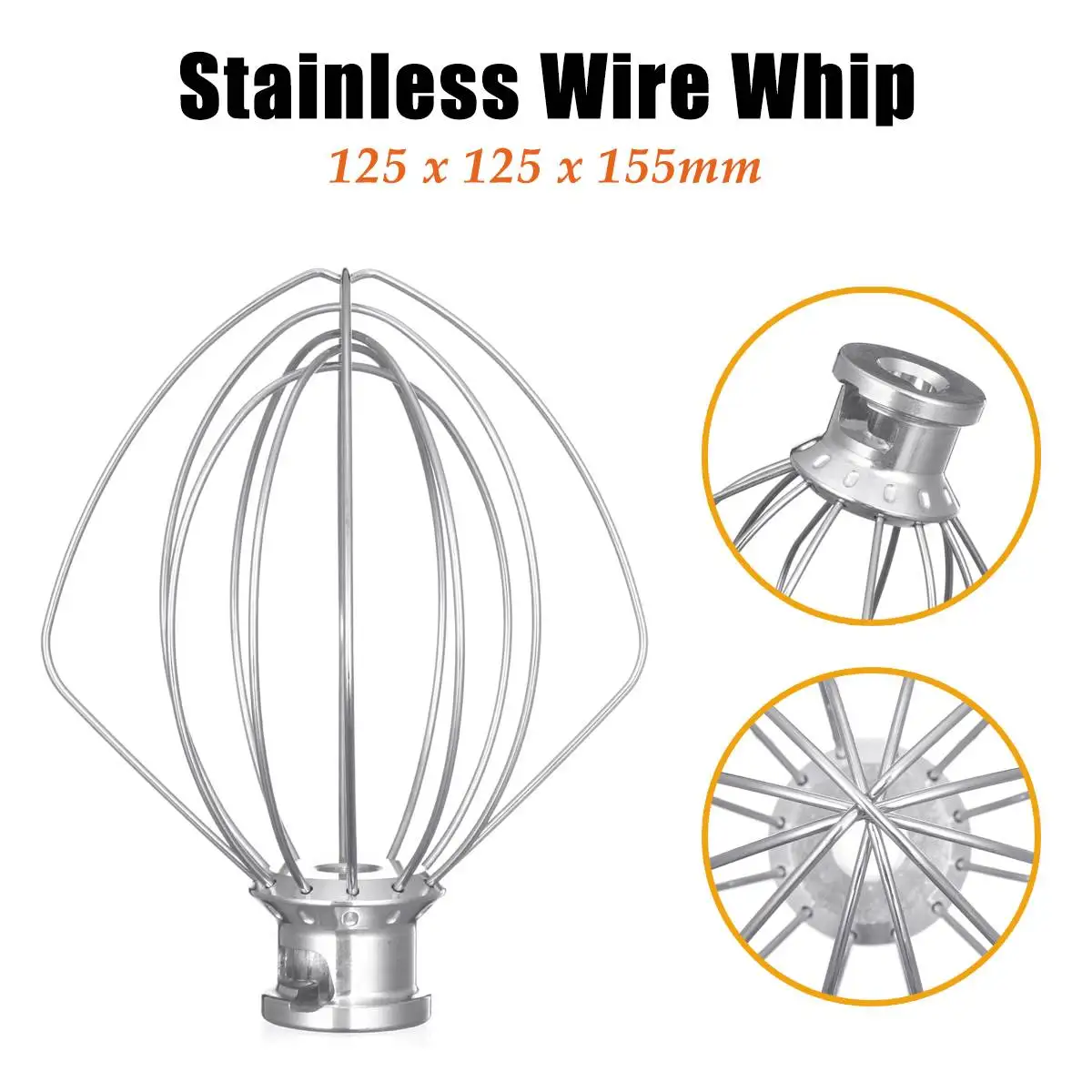 304 проволока из нержавеющей стали миксер аксессуары для KitchenAid K45WW 9704329 мука торт