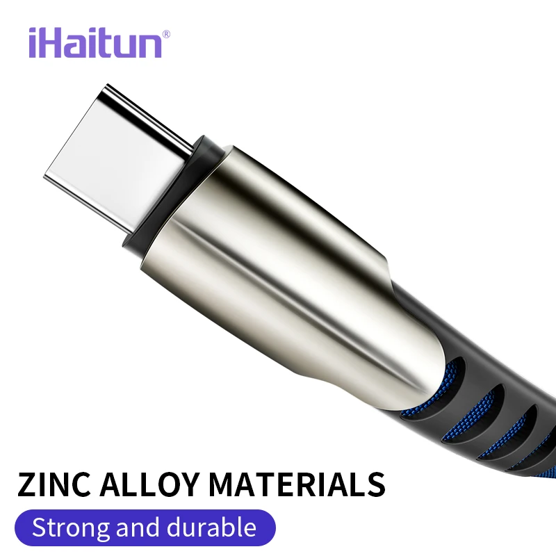 IHaitun 5A type C USB кабель для huawei P20 Lite Honor 10 USB 3,1 провод для быстрой зарядки телефона зарядное устройство Redmi Note 7 samsung Galaxy S9