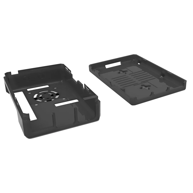 Защитный чехол Aokin для Raspberry ABS с охлаждающим вентилятором и радиатором 1 алюминий