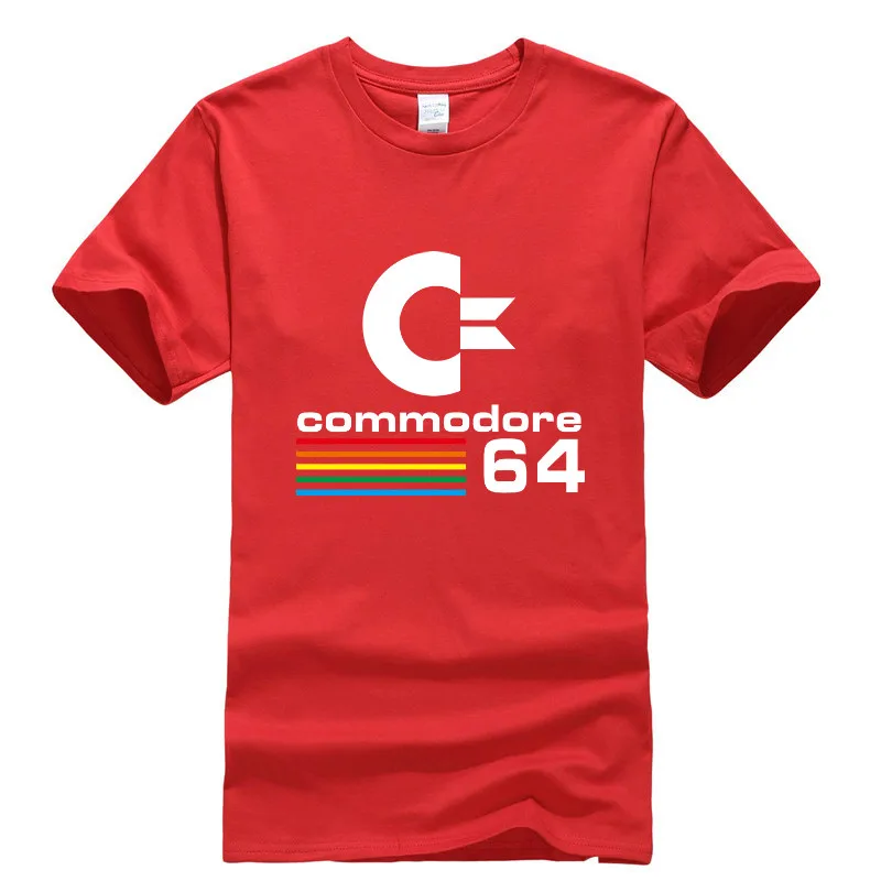 2018 летние Commodore 64 Футболки C64 SID Amiga Ретро 8-бит очень классный дизайн футболки