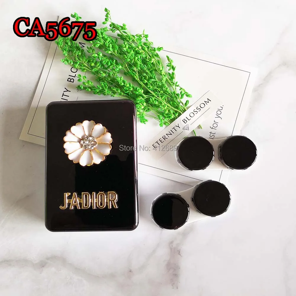 2 пары чехол для контактных линз пластиковый цветной отражающий дорожный