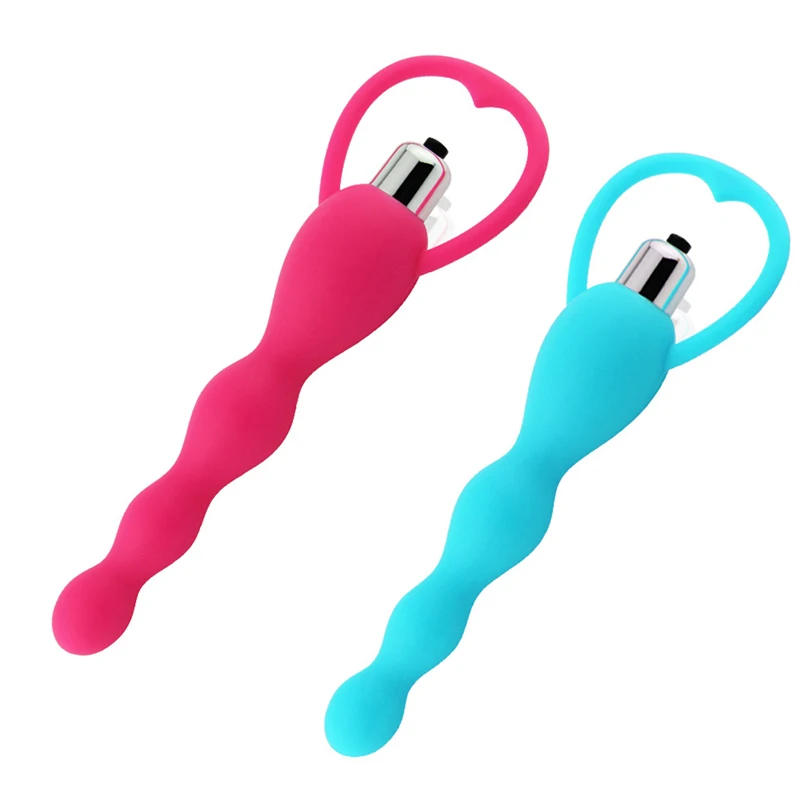 Человек НУО вибрирующие анальные бусы Водонепроницаемый безопасный силиконовая