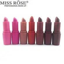 Нюдовая губная помада Miss Rose 22 цвета водостойкая коричневая