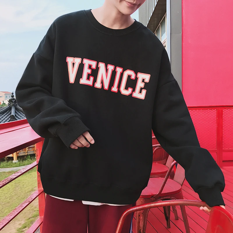 2019 новые весенние рекомендации Для мужчин дед с круглым вырезом пуловер принтом