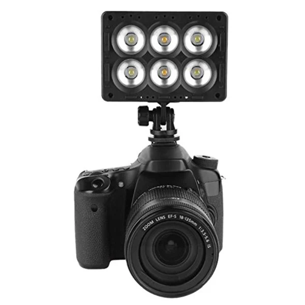 ZIFON 1 шт. T6 C светильник для видео 1300LM 6LED безэлектродный с затемнением фотосъемки