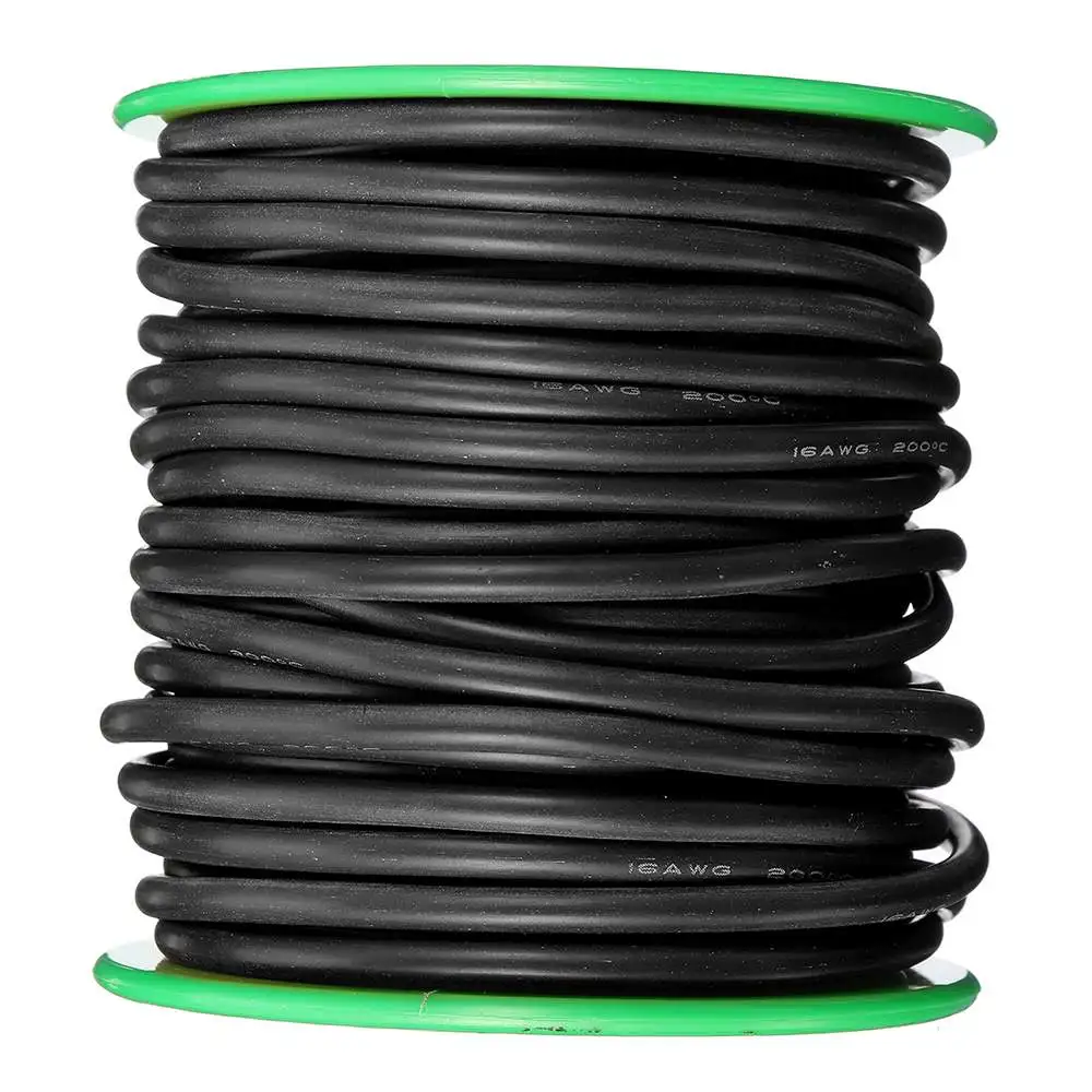 В наличии 7 м 12AWG/15 16AWG/10 14AWG термостойкий мягкий силиконовый провод высокой