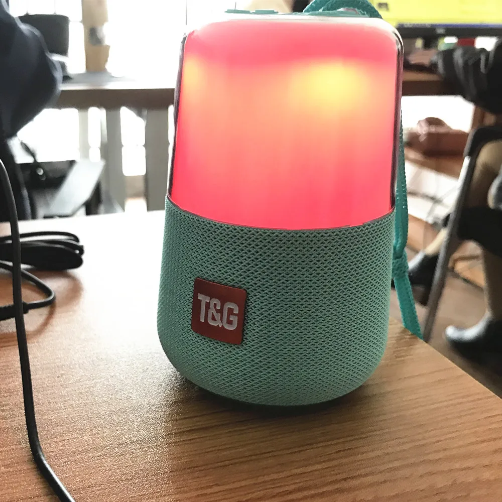 10 Вт LED стерео Бас Сабвуфер Колонка Мини беспроводной bluetooth динамик портативный