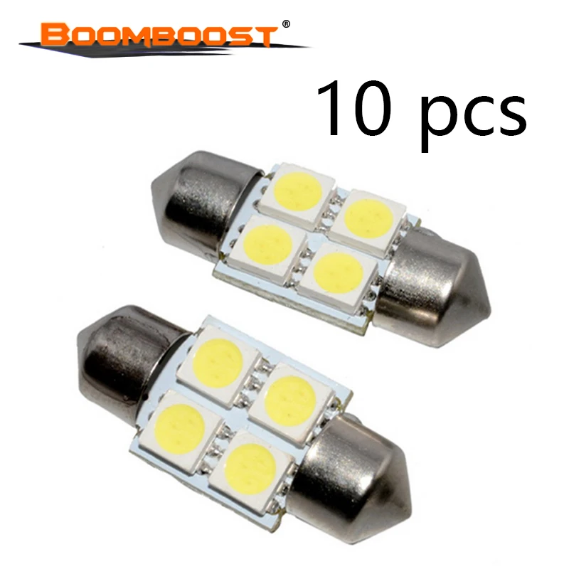 10 шт. автомобильный Стайлинг LED COB 12 В DC Авто купольные огни автомобиля боковой