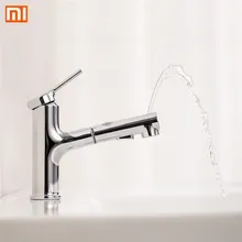 Xiaomi Dabai кран для раковины в ванной комнате с выдвижным ополаскивателем опрыскиватель полоскание Чистка 2 режима смеситель кран для холодной и горячей ванны
