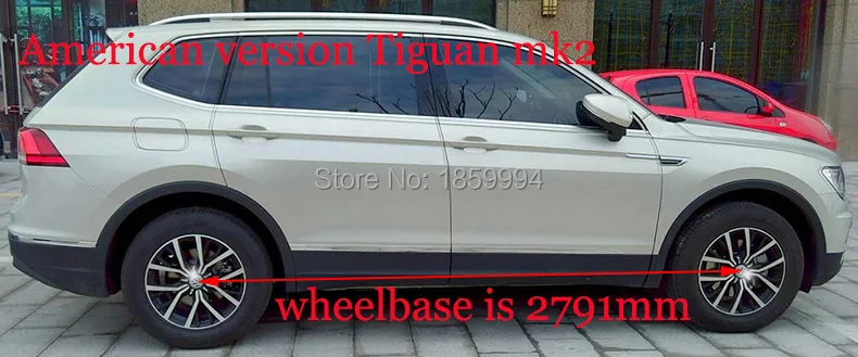 2017 2021 VW Tiguan mk2 allspace крышка внутренней дверной ручки Внутренняя Рамка матовая