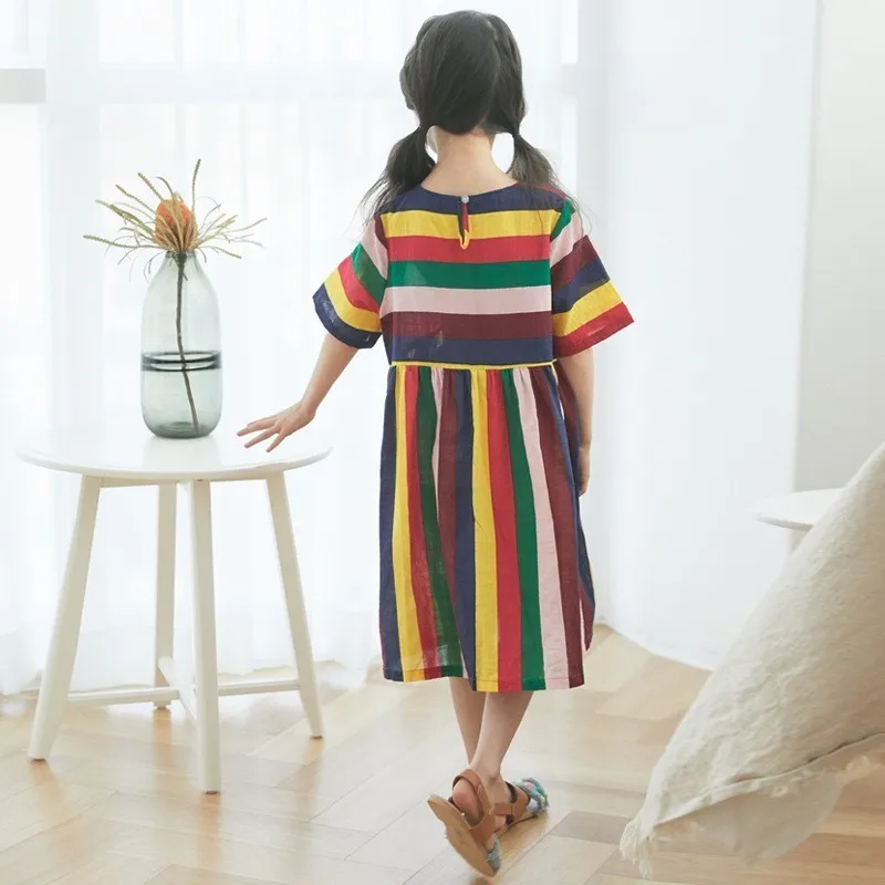 Baby Girl Clothes 2019 Childrens Summer Dresses 100% Cotton Dress Girls Patchwork Party Mother And Daughter | Детская одежда и