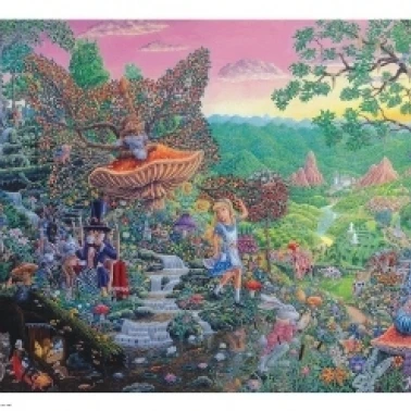 Плакат с изображением страны чудес (24X36) | Дом и сад