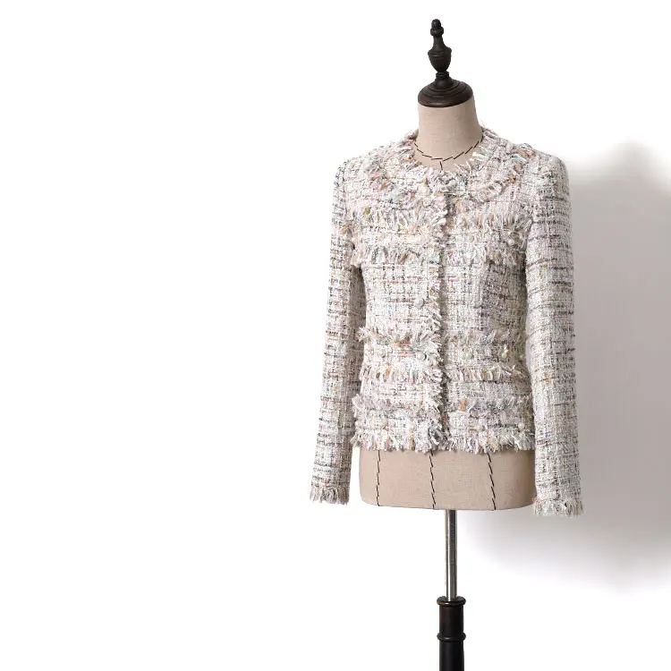 Фото Jaqueta Feminina Feminino Casaco Jacket Luxuries Powder New Female Temperament Socialite Small Sweet Wind Tweed Tassel Coat Женская Jaqueta Feminina Feminino Casaco Jacket Luxuries Powder New Female Temperament Socialite Small Sweet Wind Tweed Tassel Coat Женская