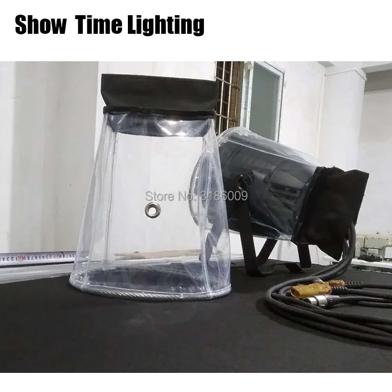 

New Arrival Transparent LED PAR Rain Cover Stage Light Compact Rain Coat Waterproof Covers Use In The Rain Or Snow Crystal