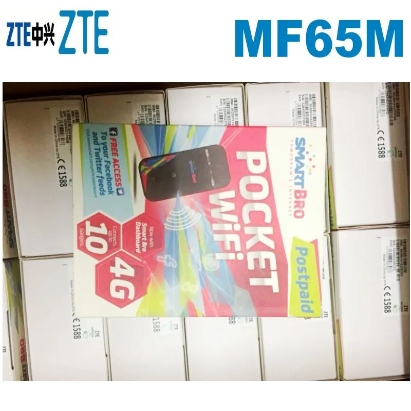 Лот из 100 шт разблокированный ZTE MF65m 3G беспроводной маршрутизатор Мобильная точка
