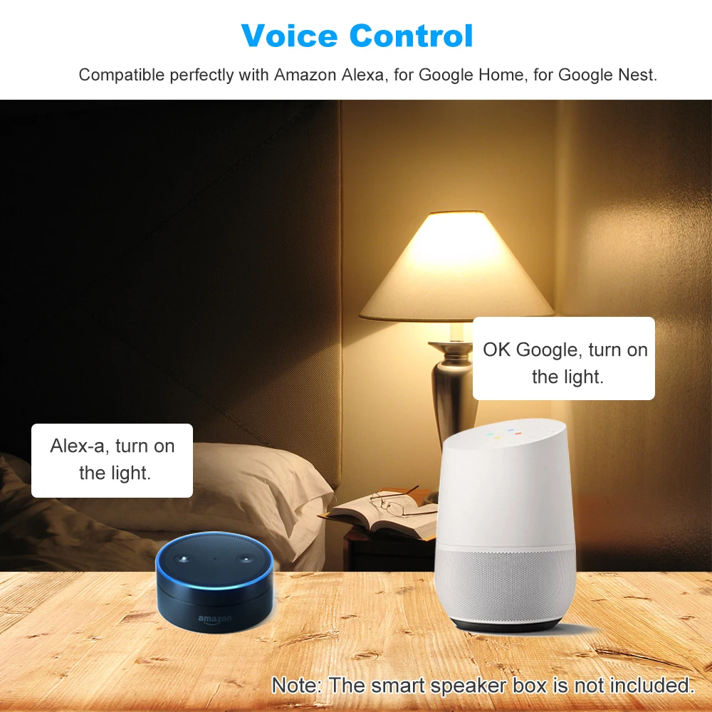 Умный держатель лампы Tuya E27 беспроводной для светильник пы с Wi Fi совместим Alexa и
