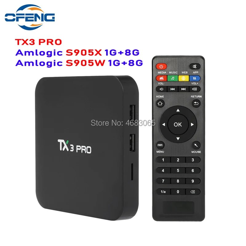 

TX3 PRO Смарт ТВ-приставка Android 7,1 Amlogic S905X четырехъядерная телеприставка ОЗУ 1 Гб 8 Гб ПЗУ Смарт ТВ-приставка H.265 2,4G WIFI медиаплеер
