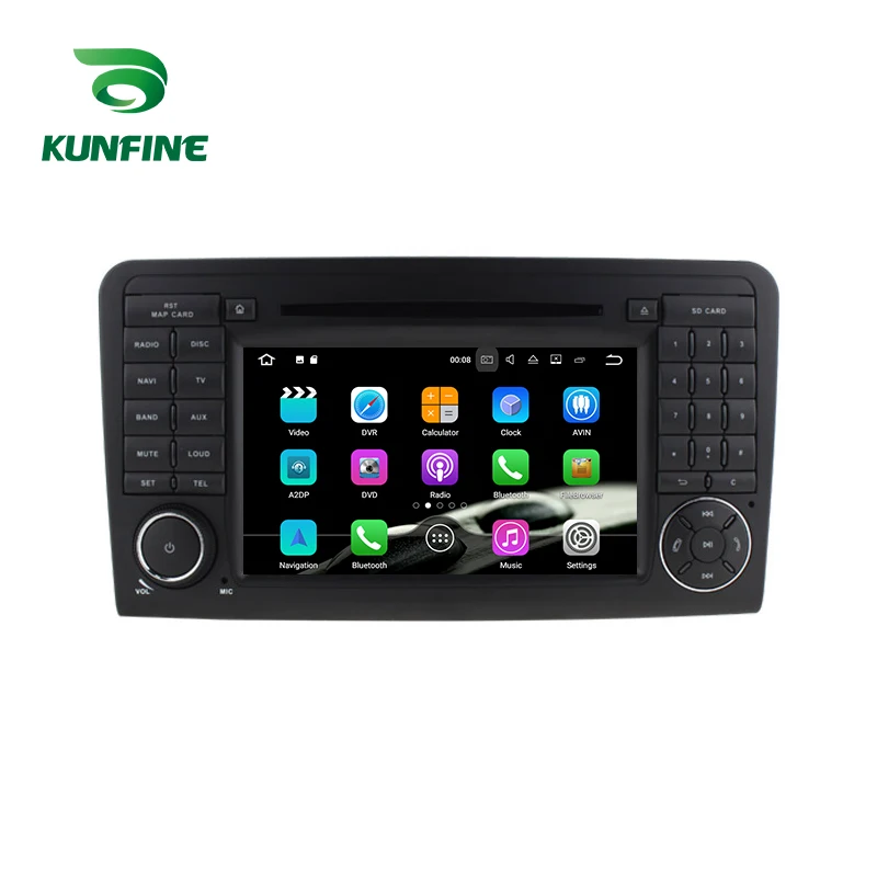 Android 9 0 Core PX6 A72 Ram 4G Rom 64G Автомобильный DVD GPS мультимедийный плеер стерео для Benz ML-W164