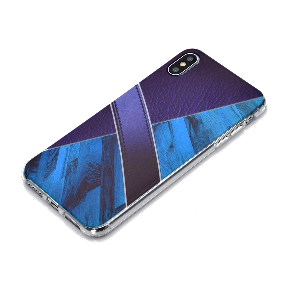 KISSCASE Soft TPU Phone Case For Samsung Galaxy S9 Plus A6 A8 2018 Note 8 9 Geometric Pattern Splice Back Cover Funda |