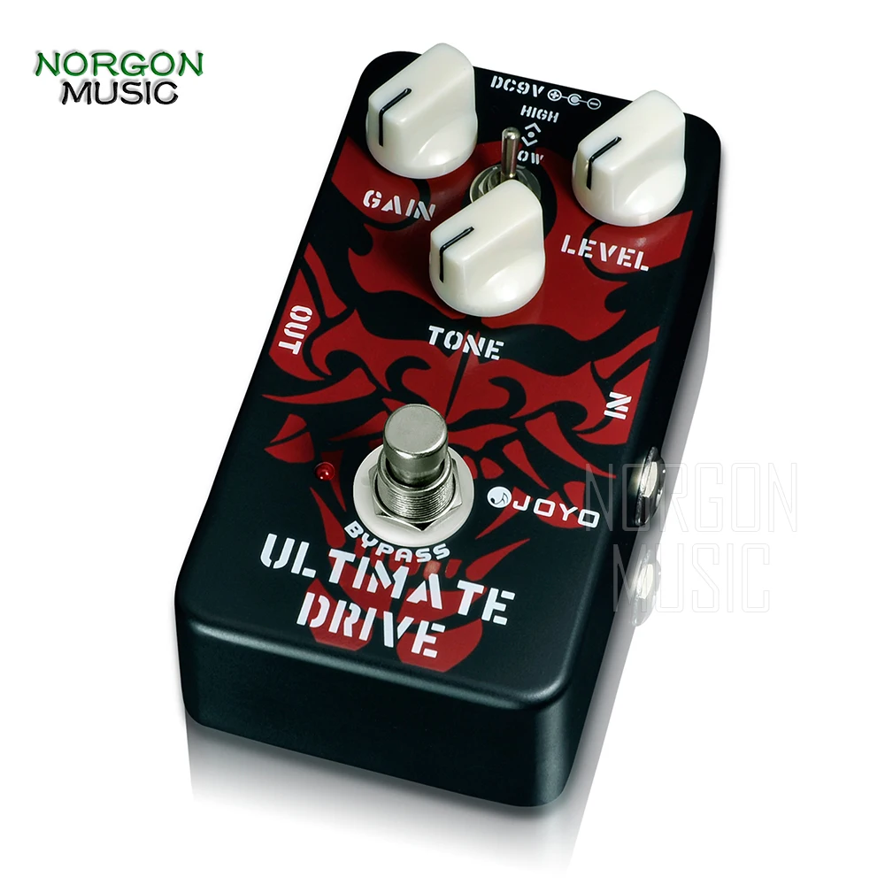 Joyo JF 02 Ultimate Overdrive электрогитара педаль эффектов Высокий/низкий тон переключатель