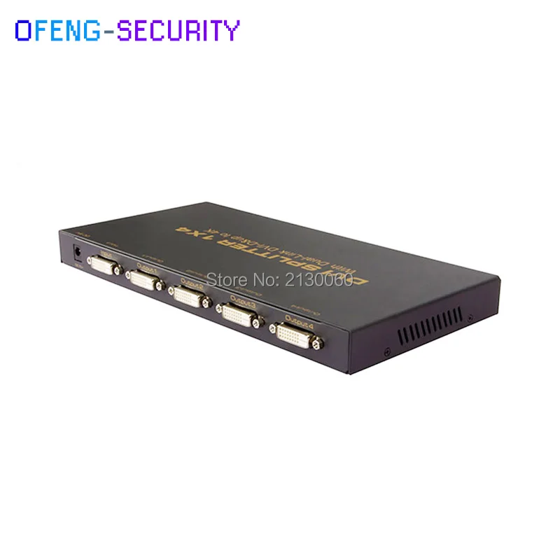 Сплиттер DVI 1x4 1 вход 4 выхода видео сплиттер совместим со стандартом HDMI 1080P|Коробки