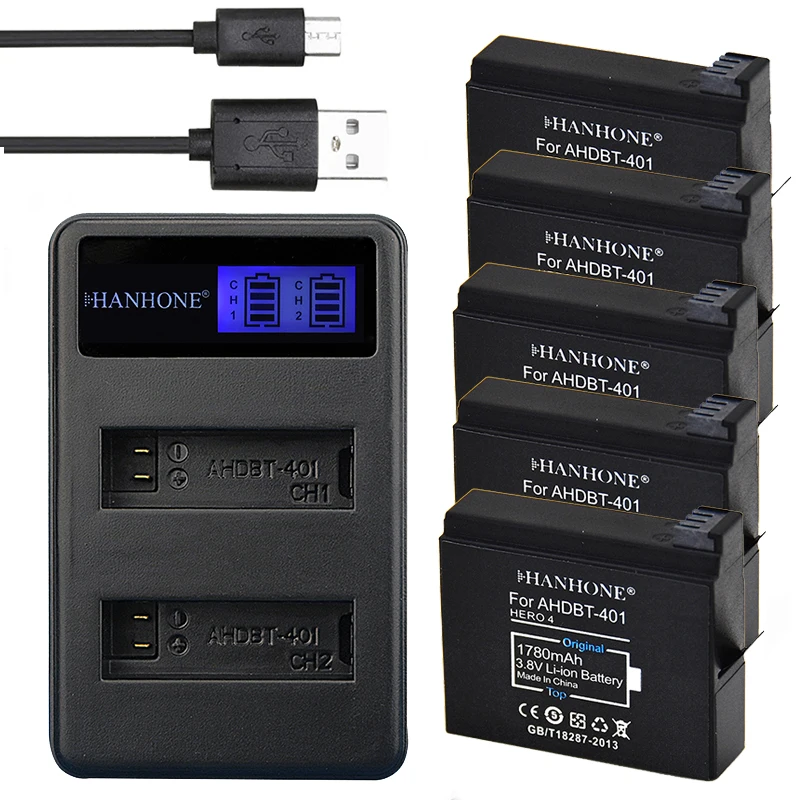 5 шт. аккумуляторные батарейки для цифровой камеры 1780 мАч|Цифровые аккумуляторы| |