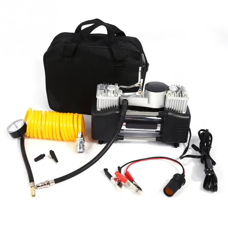 Oversea Tire Inflator 12V Portable Mini Air Compressor 150PSI Car Tyre Kit Pressure Pump | Автомобили и мотоциклы