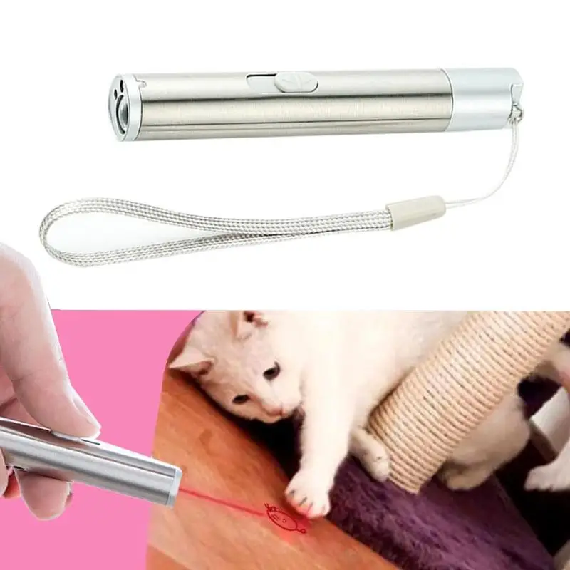 Pet LED лазерная ручка Кошка инфракрасная анимация интерактивная игрушка с USB