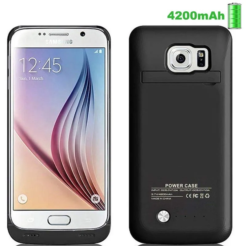 Внешний аккумулятор Ext power 4200 мАч для samsung Galaxy S6edge S6 Edge тонкий портативный