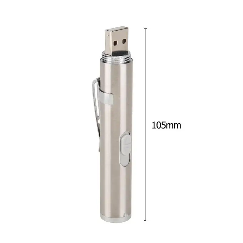 2 в 1 лазерная указка USB перезаряжаемая Красная белая светодиодная мини лампа для