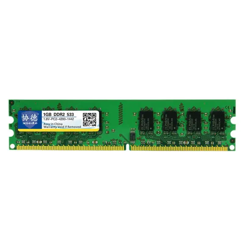 Xiede настольный компьютер оперативная память модуль Ddr2 533 Pc2-4200 240Pin Dimm МГц для Intel/Amd