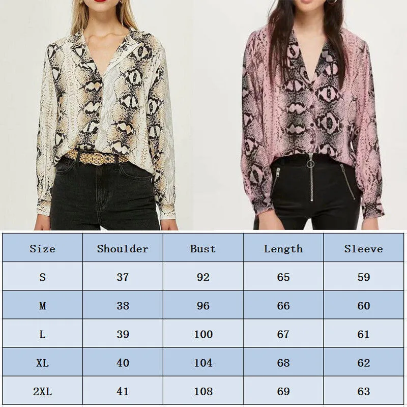 Женская сексуальная рубашка с леопардовым принтом/принтом змеиной кожи